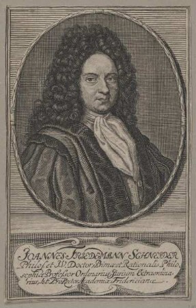 Bildnis des Joannes Friedemann Schneider