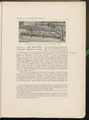 Kapitel II. Die Bautätigkeit Sixtus IV.