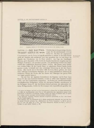 Kapitel II. Die Bautätigkeit Sixtus IV.