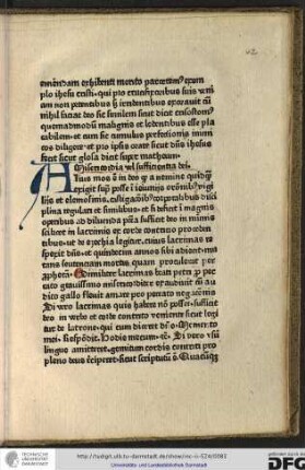 Misericordia vel sufficientia dei.