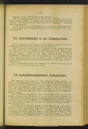 Die Volksbibliothek in der Schloßvorstadt