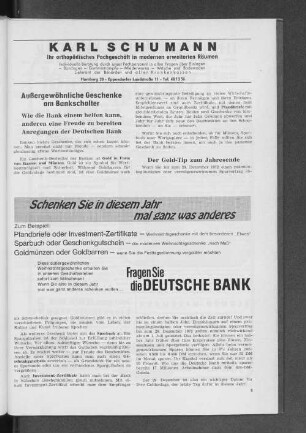 Außergewöhnliche Geschenke am Bankschalter