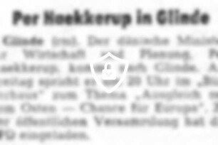 [Name maskiert] in Glinde
