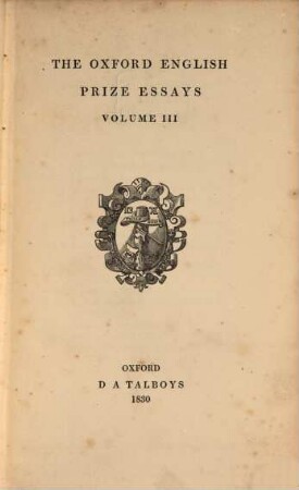 The Oxford English prize essays, 3
