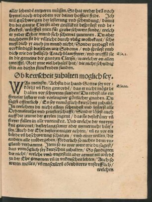 Ob kewscheit zuhalten moglich sey.