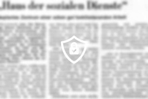 "Haus der sozialen Dienste"