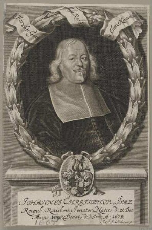 Bildnis des Johannes Christophor Spaz