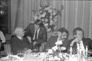 Freiburg im Breisgau: Freundschaftsbesuch von Franz Beckenbauer im Colombi-Hotel auf Einladung des BfG