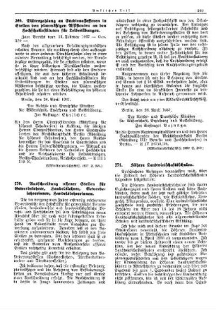 Ausschreibung offener Stellen für Gewerbelehrer, Handelslehrer, Gewerbelehrerinnen, Handelslehrerinnen : [Erziehung] ; [Für Preußen] ; [Amtliche Erlasse] ; [Amtlicher Teil]