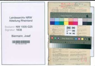Entnazifizierung Josef Biermann , geb. 30.06.1903 (Geschaeftsinhaber)