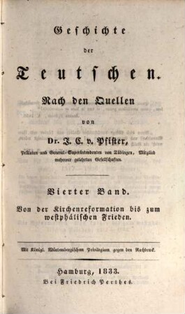 Geschichte der Teutschen : nach den Quellen
