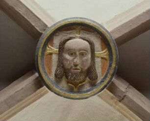 Schlusssteinmit der Darstellung: Vera Icon