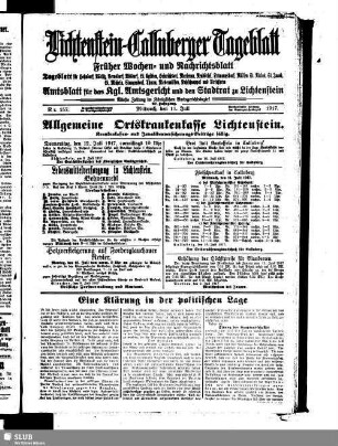 Lichtenstein-Callnberger Tageblatt : Anzeiger für Lichtenstein-Callnberg, Hohndorf, Rödlitz, Bernsdorf, Rüsdorf, St. Egidien, Heinrichsort, Marienau, den Mülsengrund, Kuhschnappel und Tirschheim