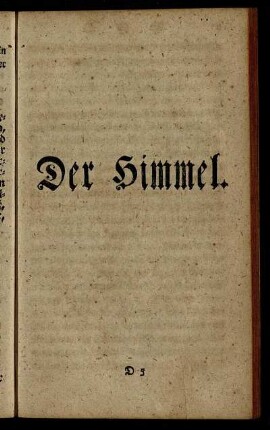 Der Himmel.