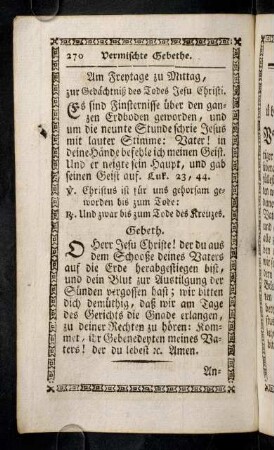 271-292, Anmuthungen über das Vater unser.- Geistliche Lieder.