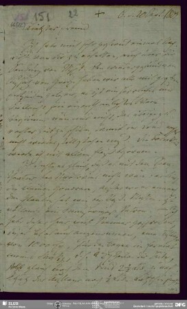 Eigenh. Brief von August Wilhelm von Schlegel an Ludwig Tieck, Berlin, 10.09.1802