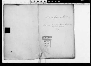 Briefe der Anna Eleonore v. Braunschweig-Lüneburg an ihren Bruder Landgraf Johann v. Hessen-Braubach