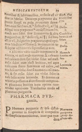 Pharmaca Purgantia.