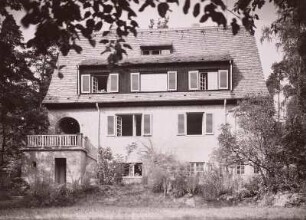 Dresden-Hellerau, Tännichtweg 9, Menzler-Marsmann-Schule, Gartenseite