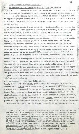 49-58, IX. Lingue storica e lingue funzionale