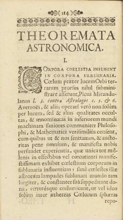 Theoremata Astronomica.