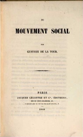Du mouvement social