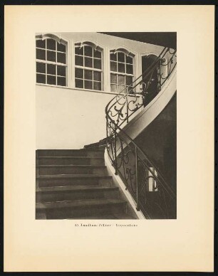 Landhaus Karl Zöllner, Berlin-Schmargendorf: Treppenhaus (aus: Alfred Breslauer, Ausgeführte Bauten 1897-1927)