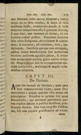 273-282, Caput III. De Decimis.-Caput V. De Iureiurando.