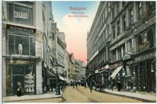 Budapest. Waitzner Gasse
