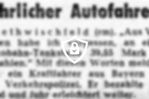 Ehrlicher Autofahrer