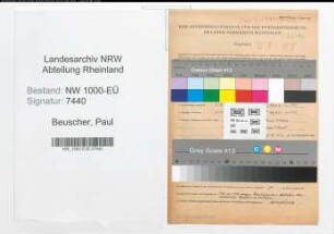 Entnazifizierung Paul Beuscher, geb. 25.02.1904 (Regierungsinspektor)