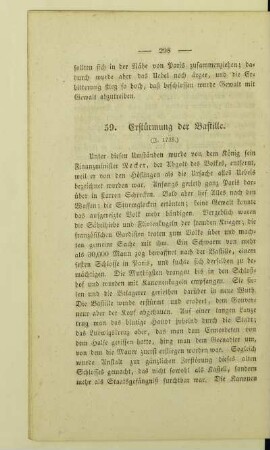 59. Erstürmung der Bastille. (J. 1789.)