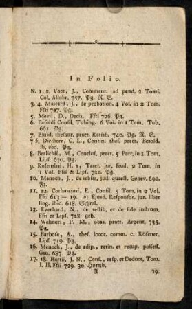 1-11, In Folio.