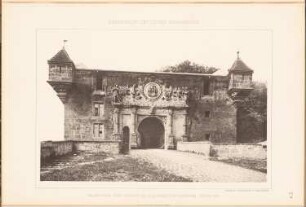 Schlossportal, Tübingen: Ansicht (aus: Denkmäler Deutscher Renaissance, hrsg. v. K.E.O. Fritsch, 4.Bd., 1891)