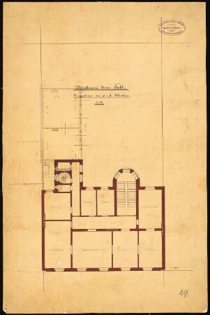 Wohnhaus Falk-Ring, Mainz: Grundrisse 2. und 3. Obergeschoss 1:100