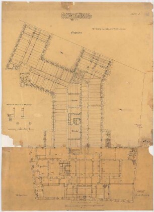 AEG-Hauptverwaltungsgebäude, Berlin: Grundriss EG, 1:100