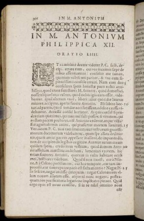 In M. Antonium Philippica XII. Oratio LIIII.