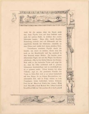 Umrahmung zu "Amor und Psyche", Blatt 18