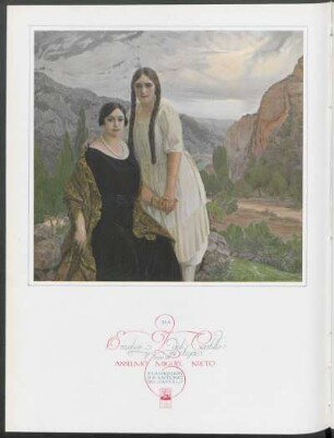 Sra. Emilia del Castillo y su hija, óleo