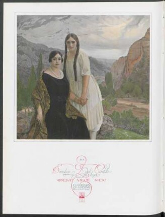 Sra. Emilia del Castillo y su hija, óleo