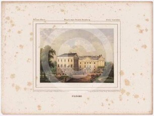 Ansicht von Schloss Filehne