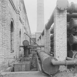 Gasabzugsrohre : Technikgeschichte | Technologie | Gewinnung und Verarbeitung von Braunkohle | Teerschwelerei | Pfännerschaft Halle (Saale)