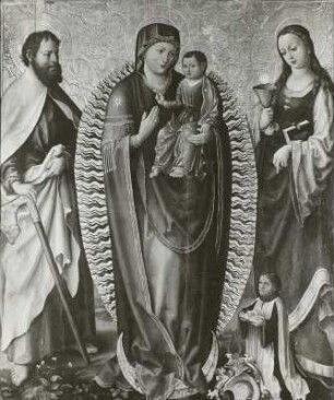 Maria mit dem Christuskind zwischen den Heiligen Joseph und Clara