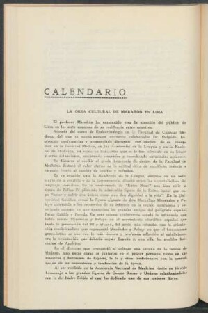 Calendario
