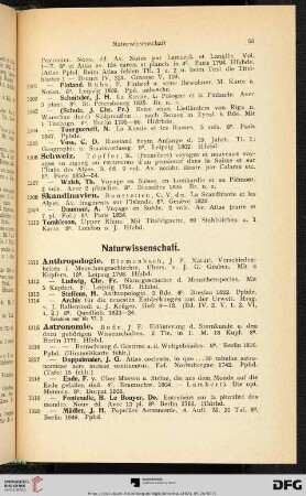 Naturwissenschaft (Nr. 1311 - 1488)