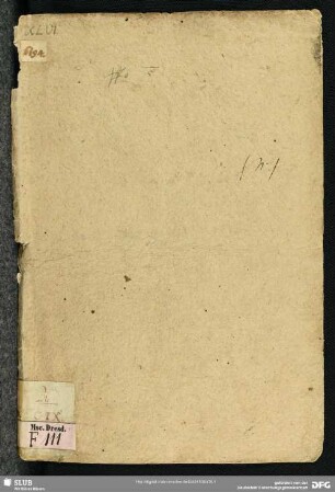 Relazione dei sindici di Dalmatia et di Levante dell’illustrissimo signor Andrea Giustiniano fatta l’anno 1576 - Mscr.Dresd.F.111
