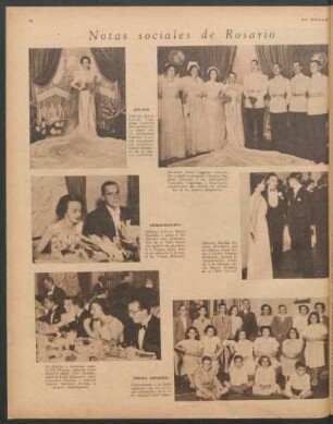 Notas sociales de Rosario