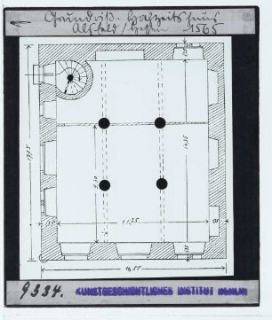 Alsfeld, Hochzeitshaus : Grundriss