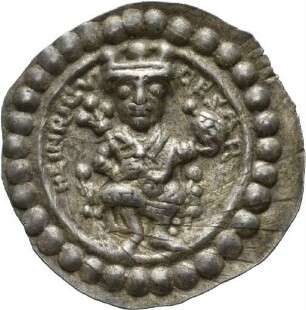 Brakteat Kaiser Heinrichs VI. aus der königlichen Münzstätte Ulm