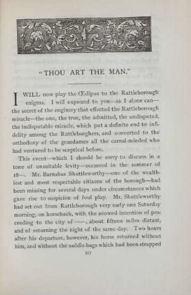 "Thou art the man."